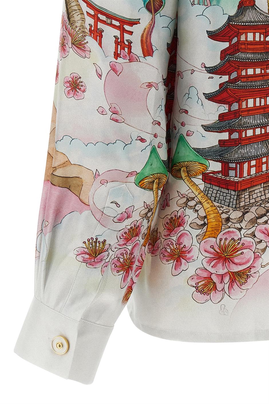'Flowers' シャツ