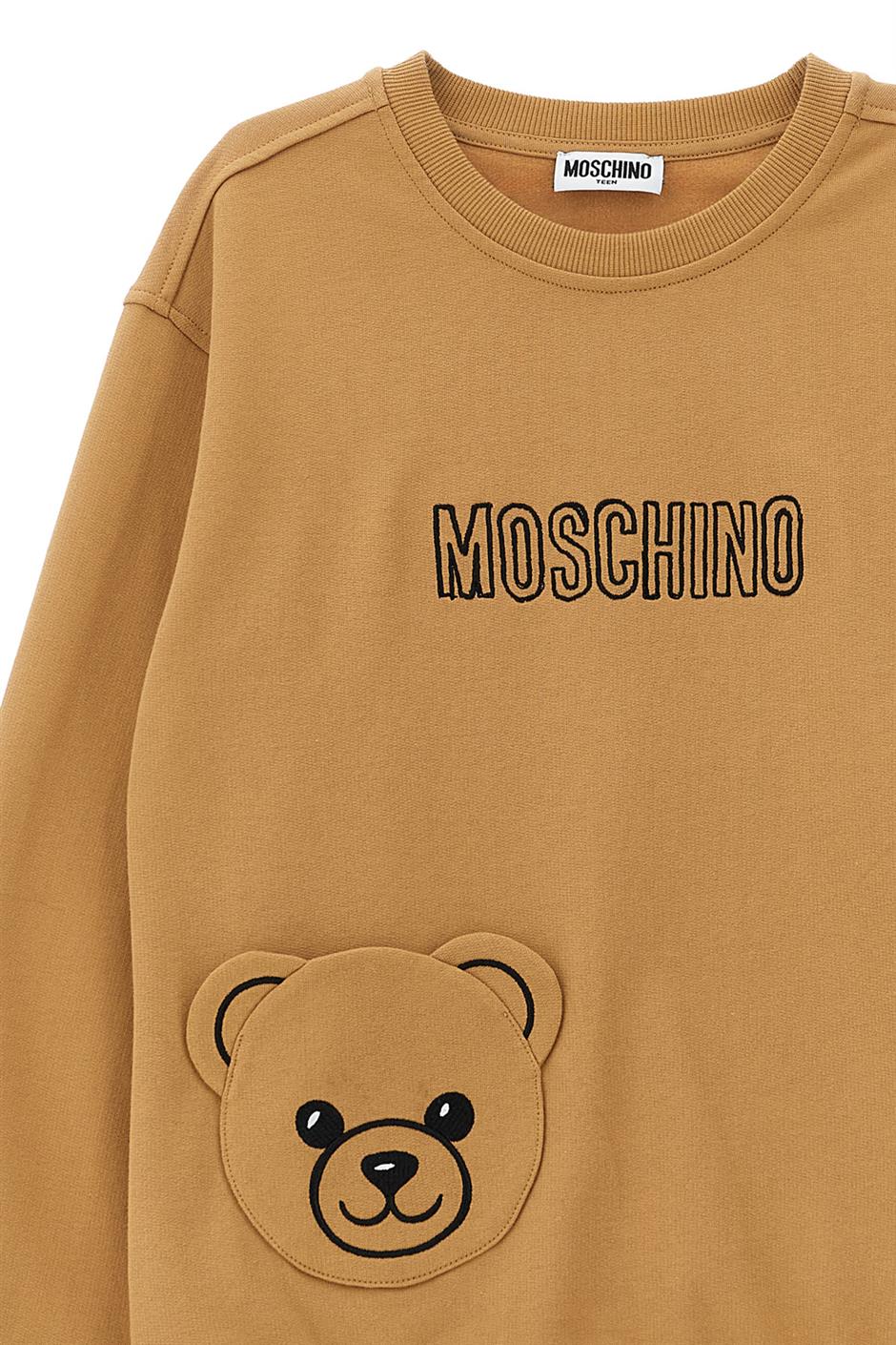 MOSCHINO モスキーノ ベア スェット ワンピース トレーナー ホワイト モスキーノ MOSCHINO レディース トップス スウェット