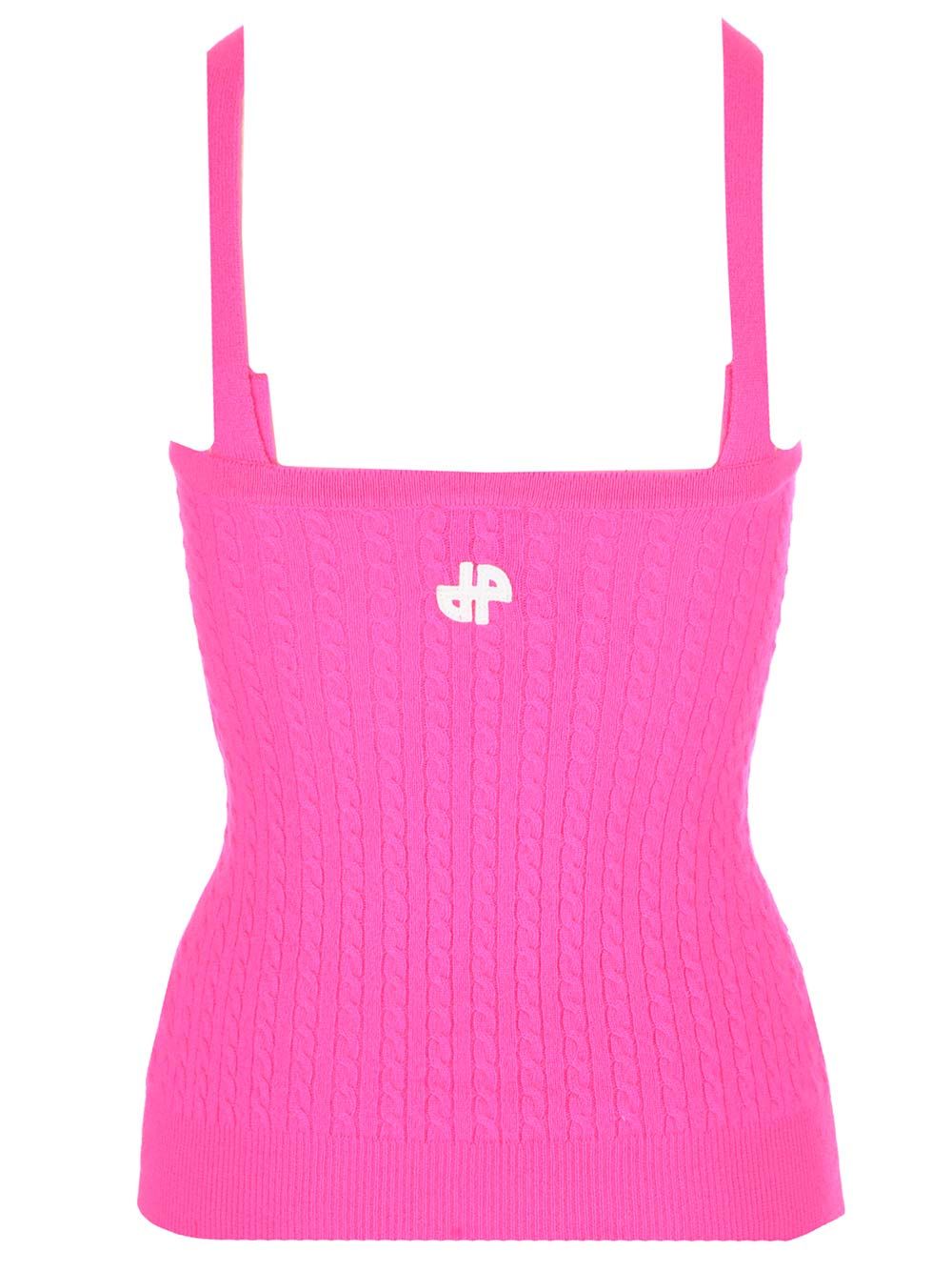 フクシア トップ パトゥ イン ウール アンド カシミア