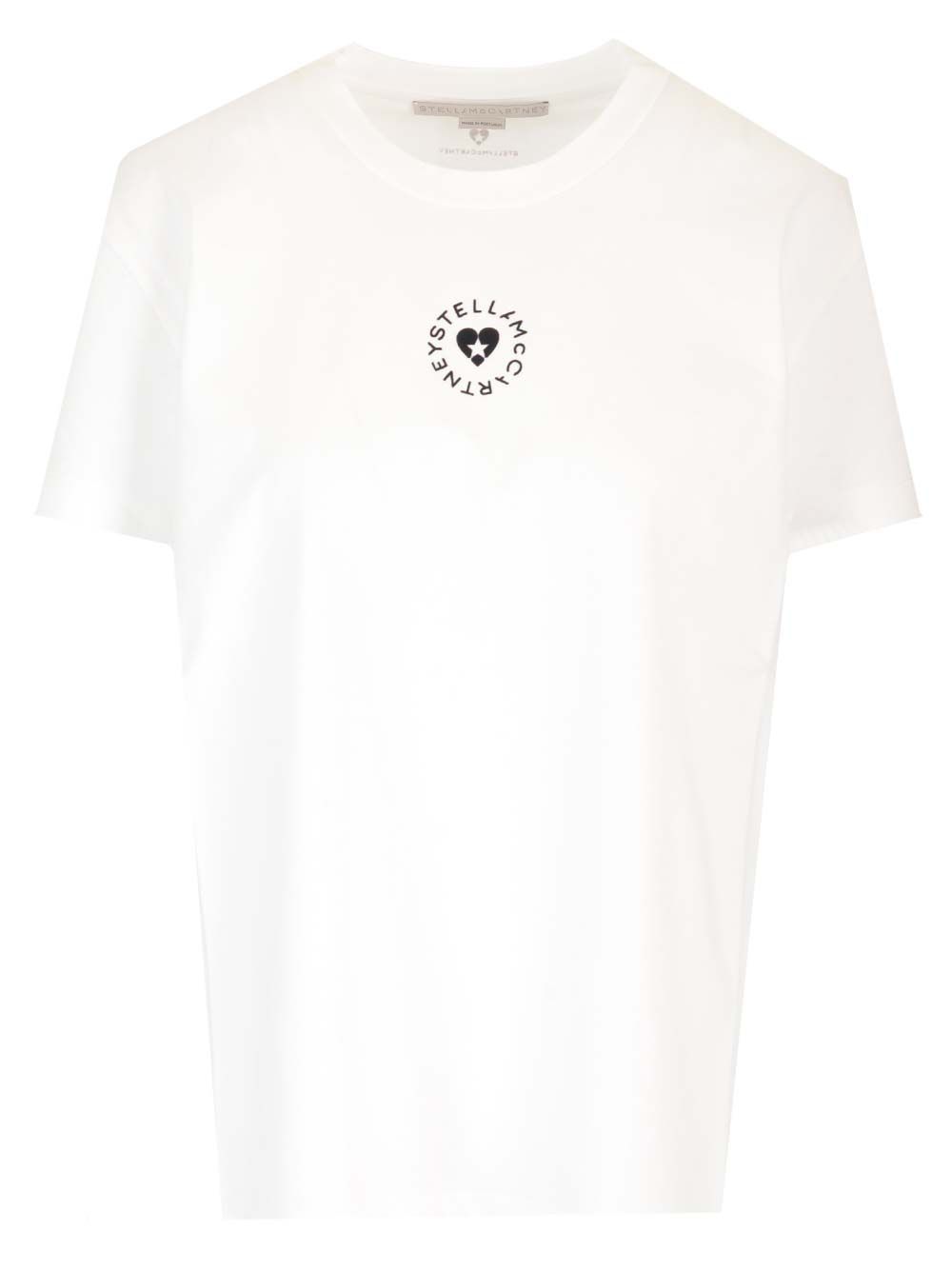 ミニ ハート Tシャツ イン ホワイト ジャージ ステラ