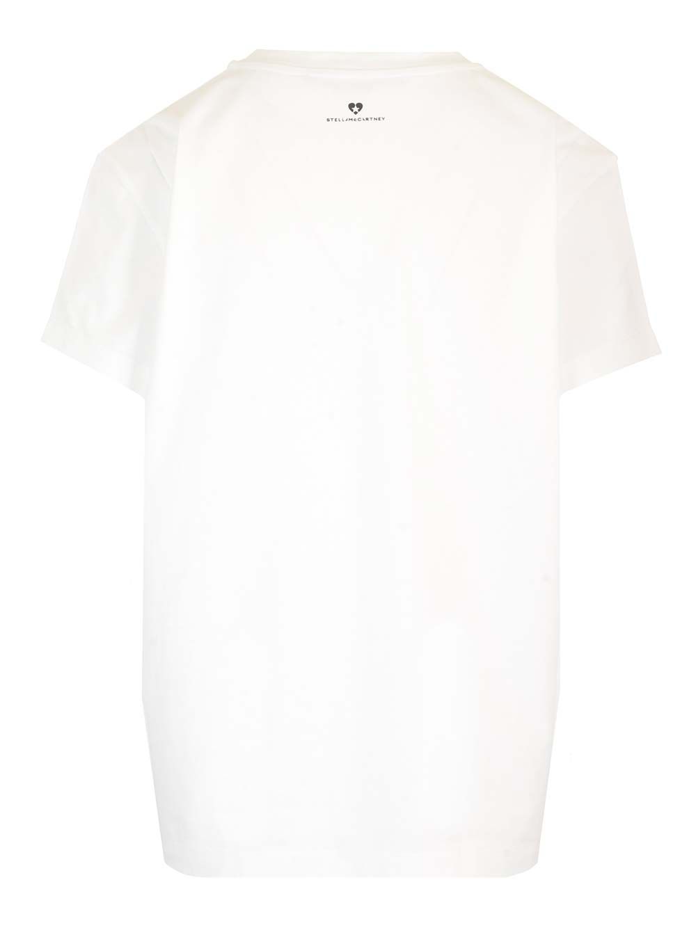 ミニ ハート Tシャツ イン ホワイト ジャージ ステラ
