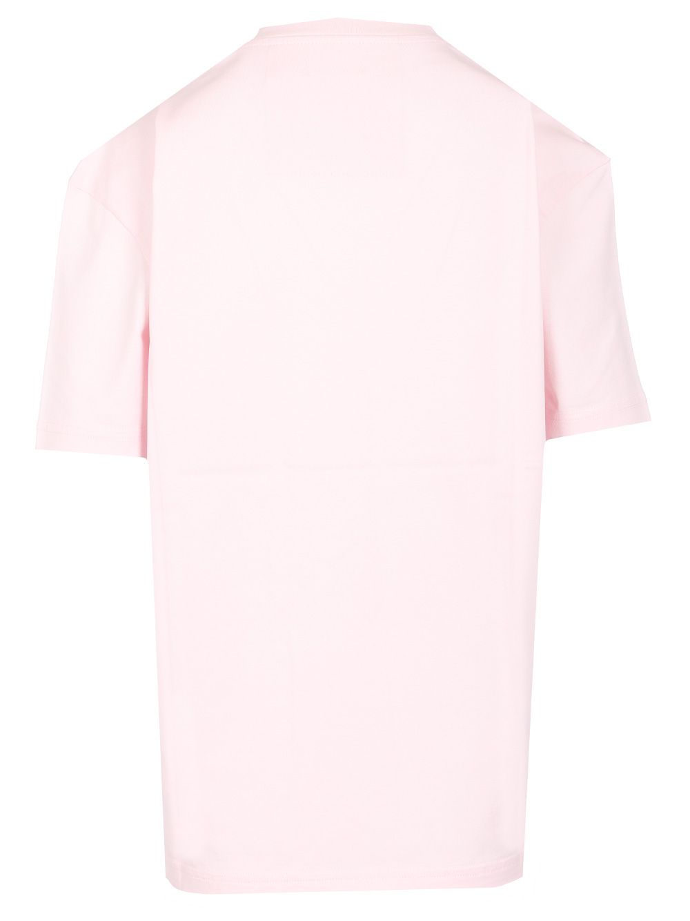 クルーネック コットン Tシャツ ウィズ ロゴ プリント オン フロント