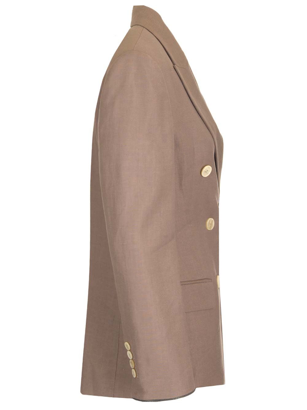 【はこぽす対応商品】 Brunello Cucinelli/ブルネロ クチネリ｜ダブルブレステッド ジャケット・アウター