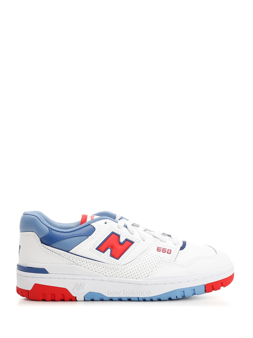 550 スニーカー ニュー バランス イン ホワイト レザー ウィズ ブルー アンド レッド US EU 7 UK8 US EU US 42 EU 8 US 43 EU 9 UK10 US 44 EU US EU 10 UK11 US 45 EU US EU 11 UK12 US EU UK