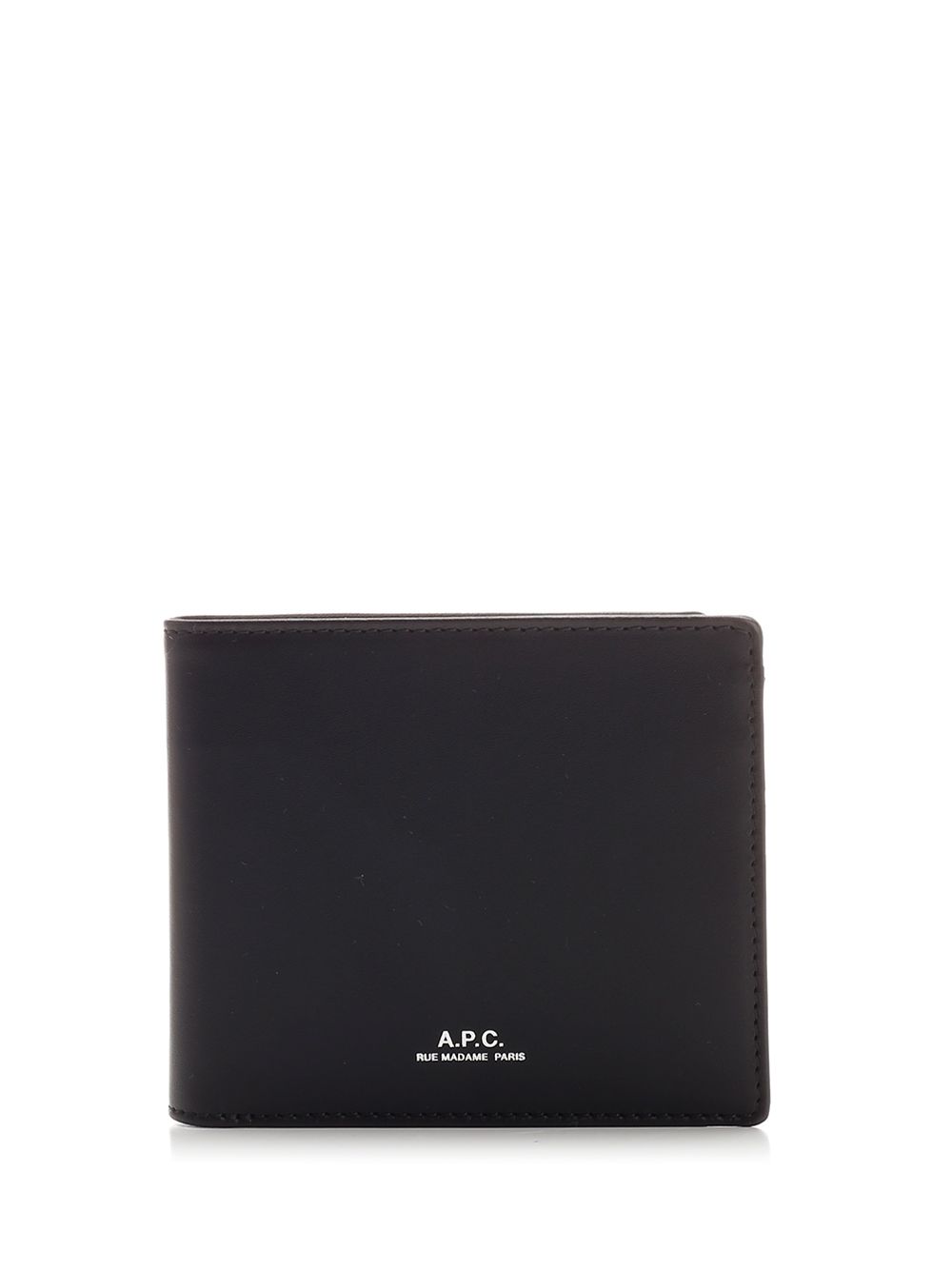 A.P.C./アーペーセー｜ブラック レザー ウォレット ウィズ