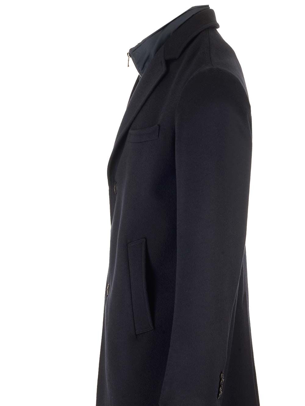 Barba/バルバ｜シングルブレスト ウール アンド カシミア コート