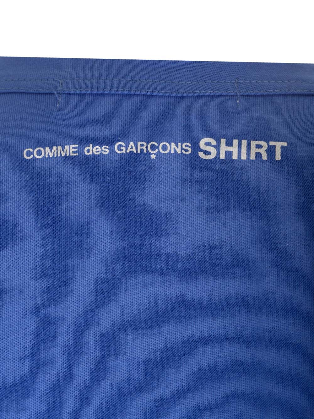 クルー ネック コットン Tシャツ ウィズ ショート スリーブ アンド ロゴ プリント オン バック