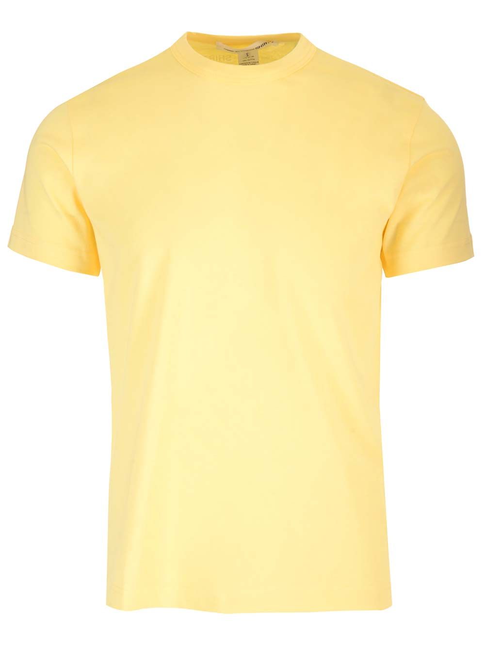クルー ネック コットン Tシャツ ウィズ ショート スリーブ アンド ロゴ プリント オン バック