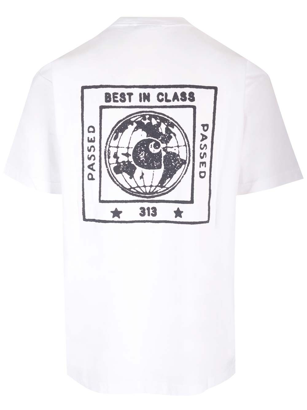 スタンプ Tシャツ イン コットン ジャージ カーハート ウィズ グラフィック オン バック アンド