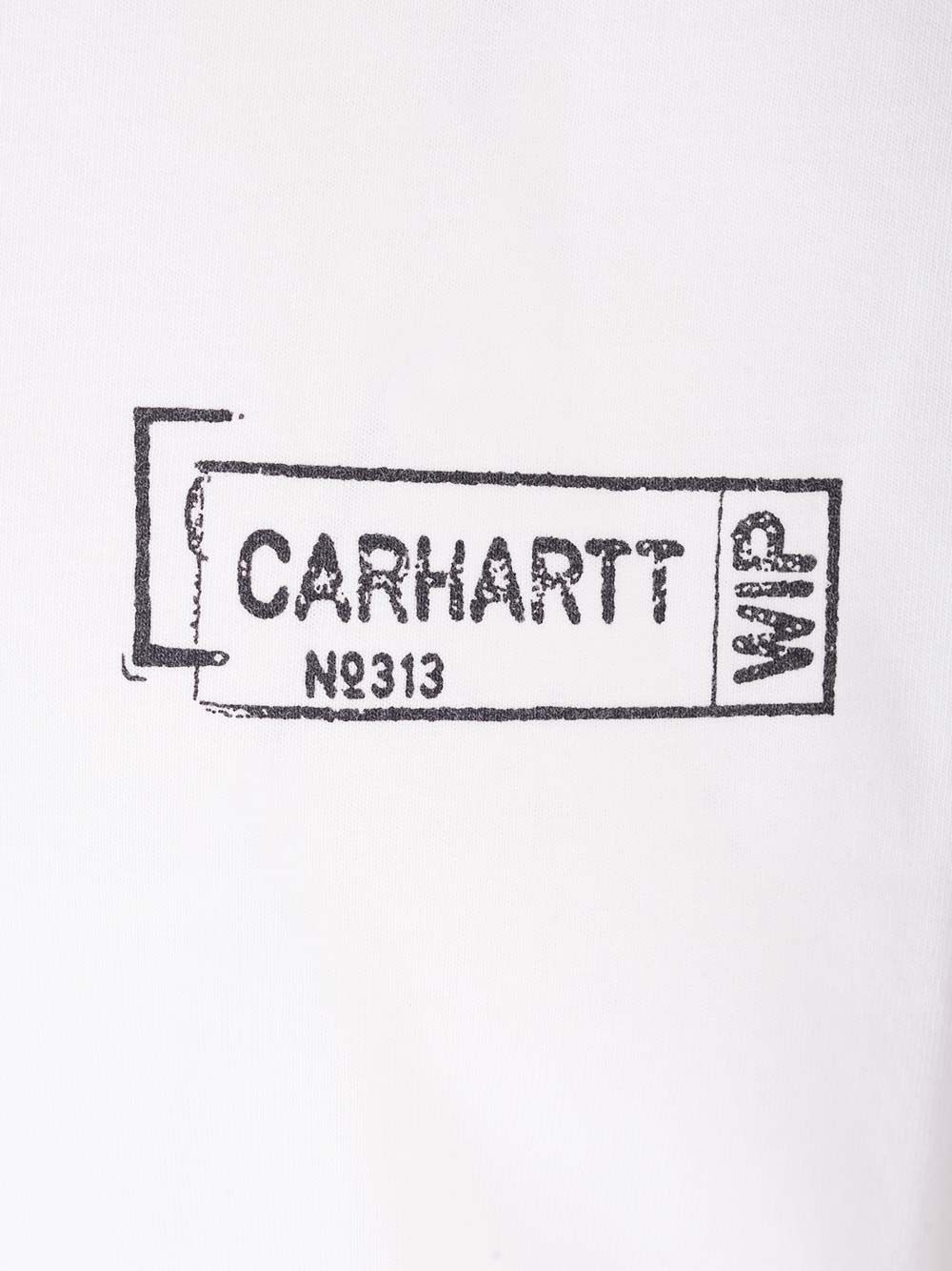 スタンプ Tシャツ イン コットン ジャージ カーハート ウィズ グラフィック オン バック アンド