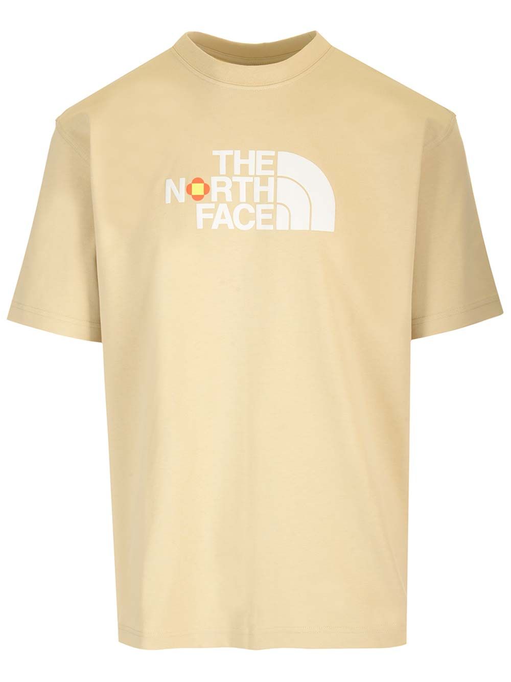 クルー ネック Tシャツ ウィズ オーバーサイズ フィット アンド グラフィック リブ ネック