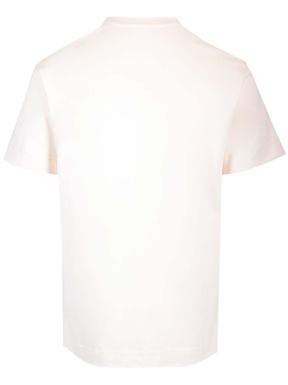 クルーネック コットン Tシャツ ウィズ ジバンシィ エンブロイダリー