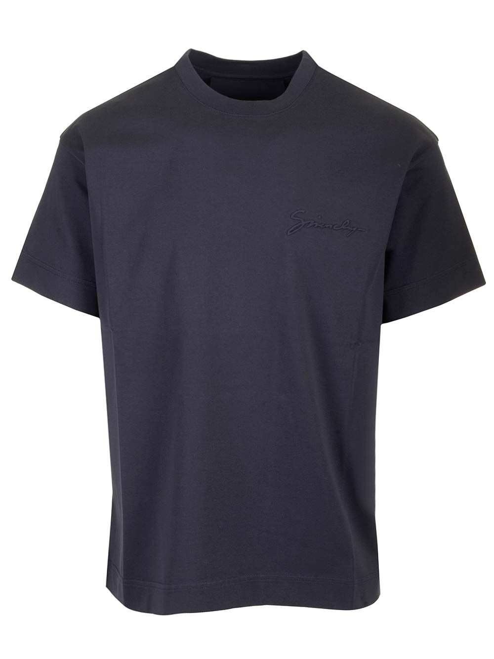 ジバンシィ エンブロイダード コットン クルー ネック Tシャツ