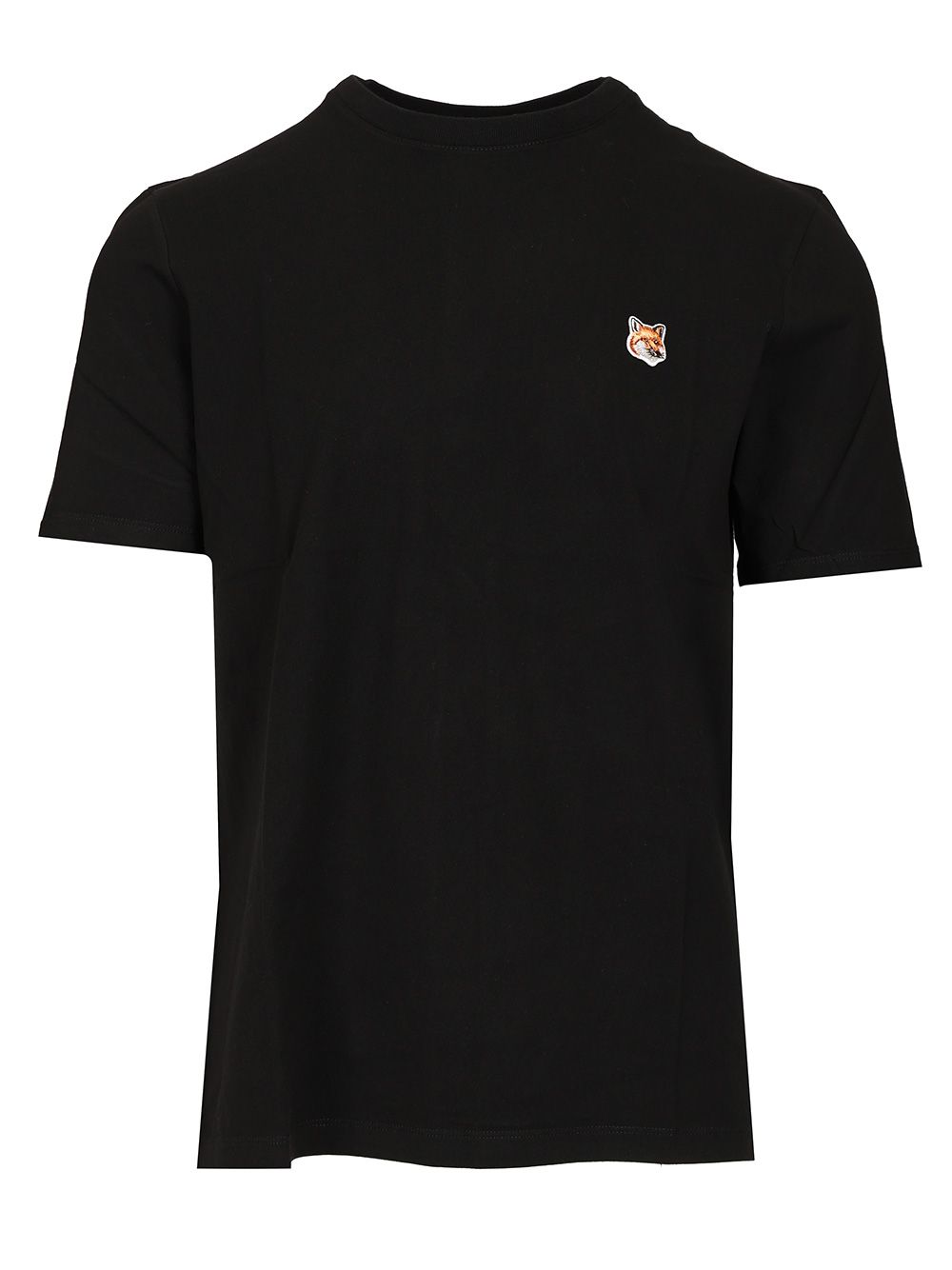 Tシャツ ウィズ フォックス ヘッド パッチ イン ジャージ メゾン クルー ネック ウィズ リブ レギュラー