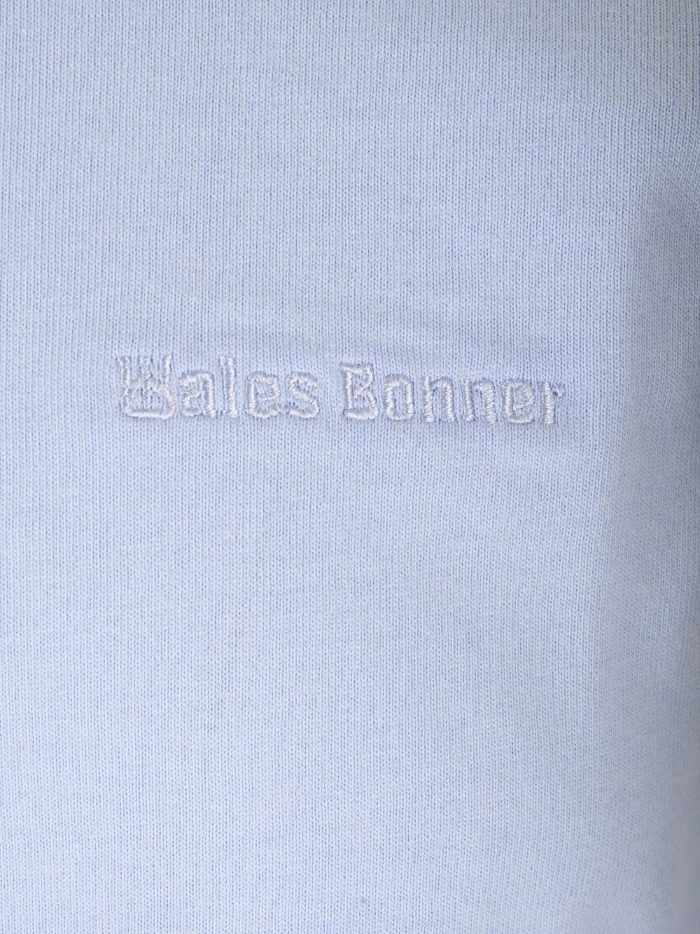 ブルー オーガニック コットン Tシャツ アディダス WALES BONNER ウェールズ ボナー
