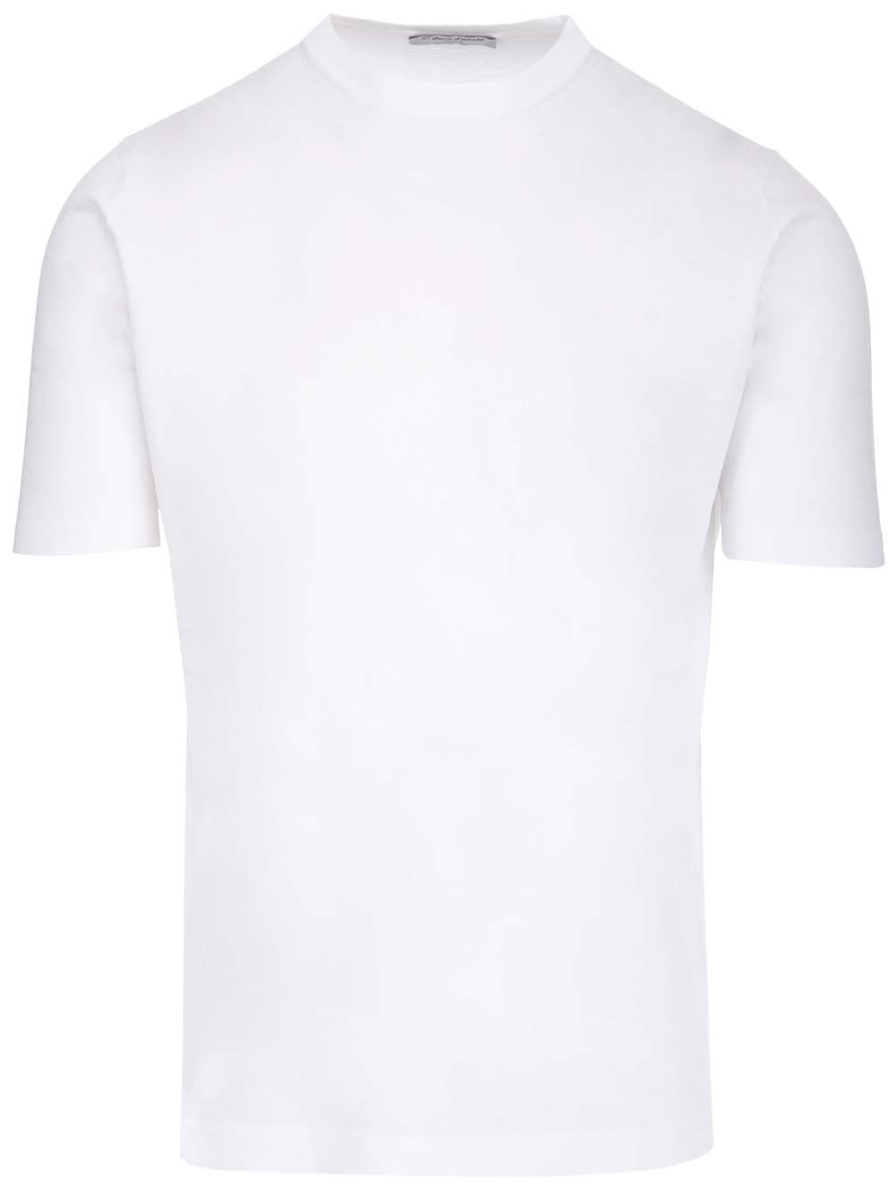 ホワイト Tシャツ イン クレープ コットン ジャージ