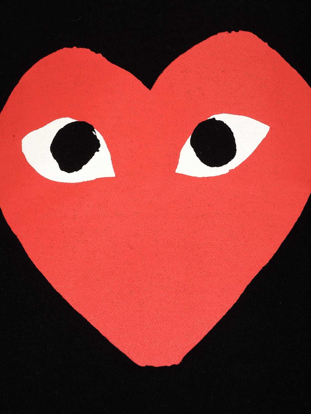 ショートスリーブ クルーネック Tシャツ ウィズ ラージ ハート プリント