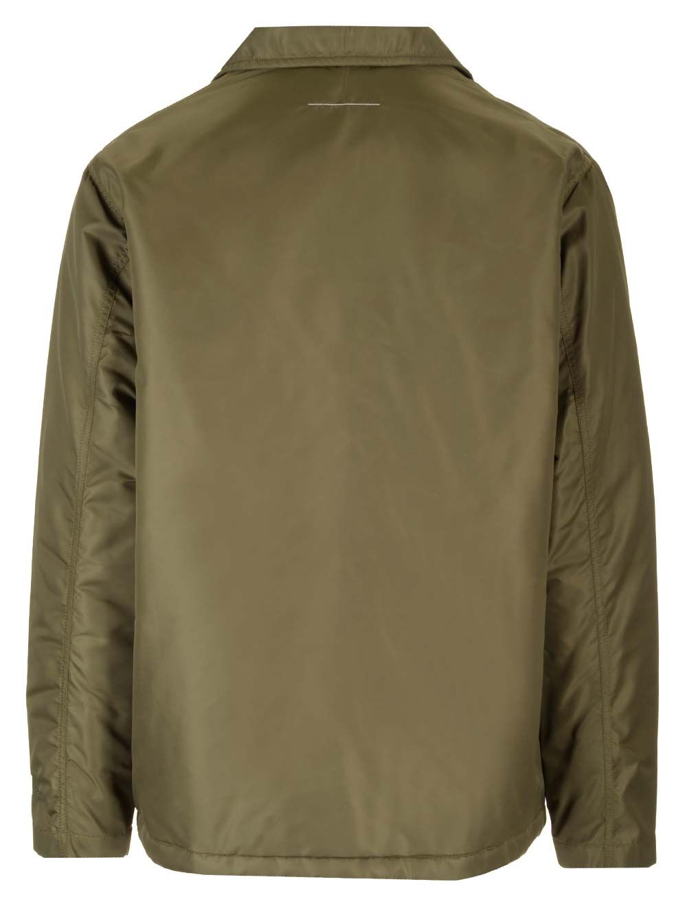パデッド カーキ グリーン ナイロン ジャケット MM6 Maison Margiela