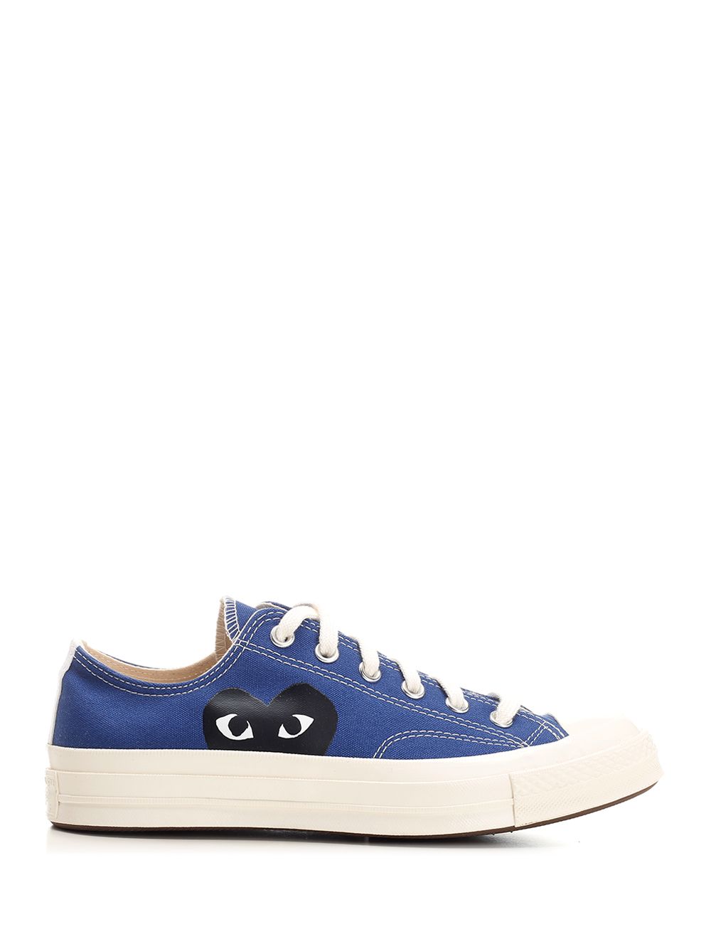 コンバース ALL STAR Chuck Taylor オールスター チャックテイラー オール スター イン ブルー ファブリック コム デ ギャルソン プレイ ウィズ ブラック ハート プリント