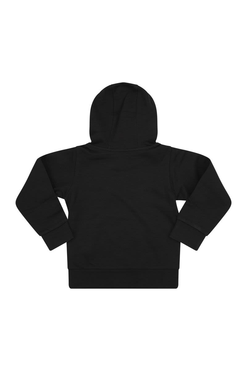 ロゴ コットン フーディー