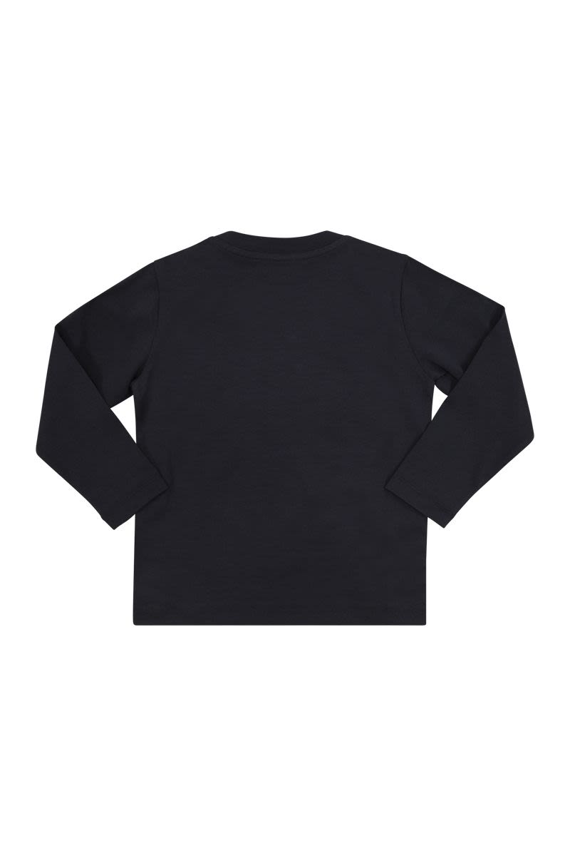 ロングスリーブ コットン Tシャツ ウィズ ロゴ