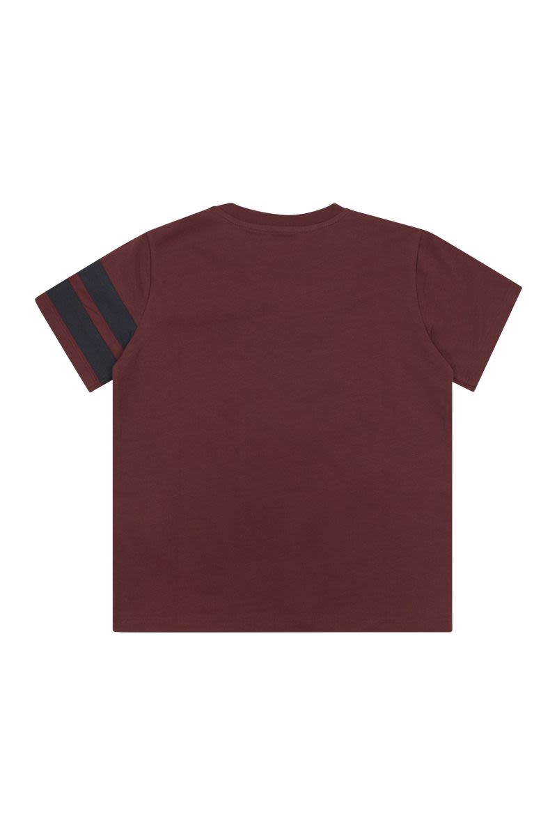 コットン Tシャツ ウィズ バーシティ モノグラム