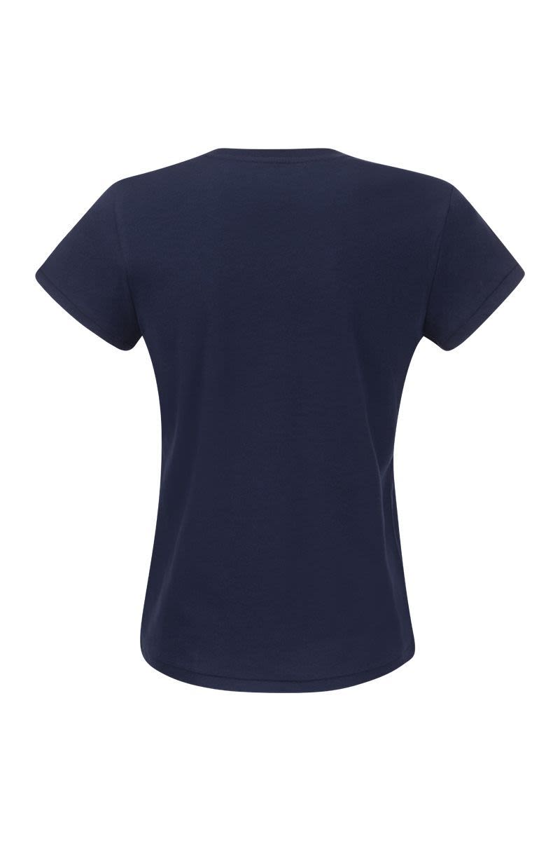 クルーネック コットン Tシャツ