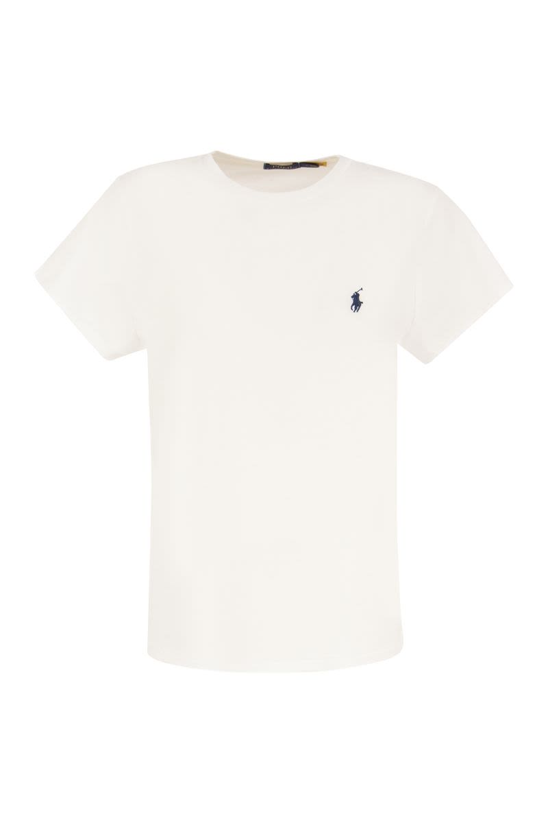 クルーネック コットン Tシャツ