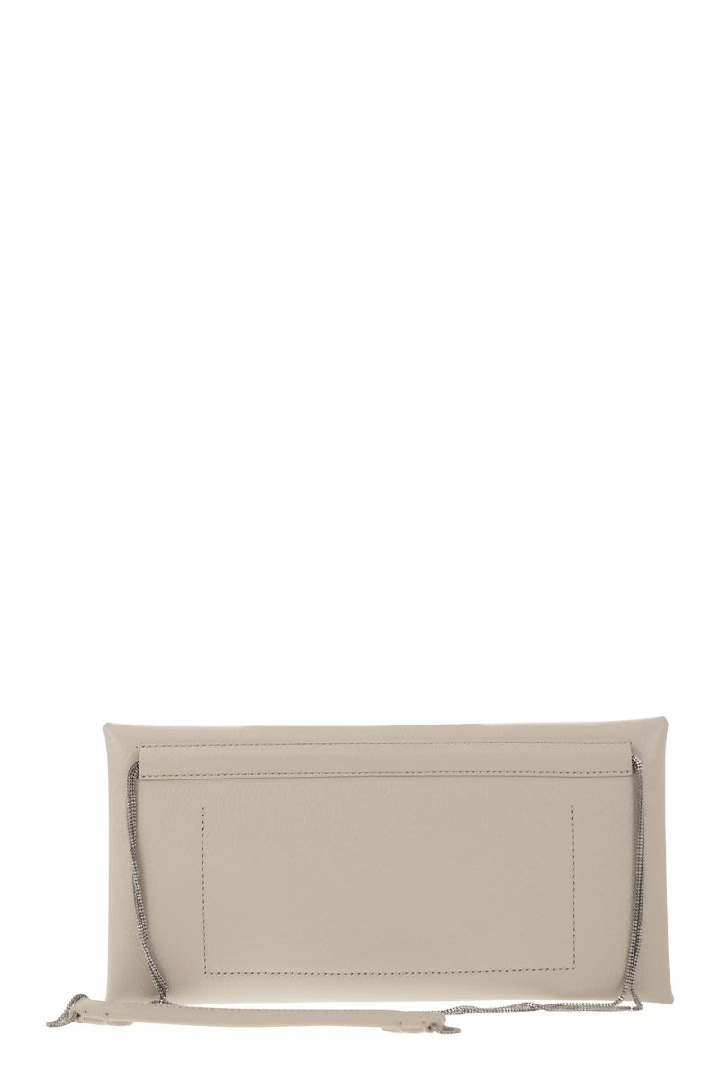 Brunello Cucinelli/ブルネロ クチネリ｜レザー クロスボディ バッグ