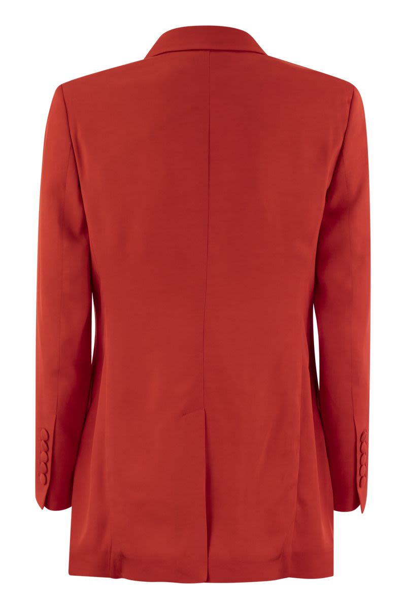 ジャケット SAULINA ANITA - Viscose double-breasted blazer (SAB180 4) Saulina Milano Anita - Viscose Double-breasted Blazer In
