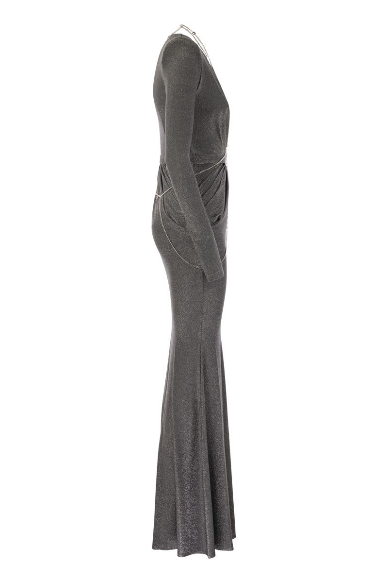 【Elisabetta Franchi】レースディテールレッドカーペットドレス Red Carpet Elisabetta Franchi/レッドカーペットエリザベッタ