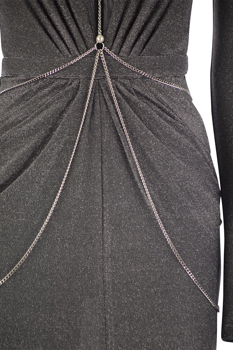 【Elisabetta Franchi】レースディテールレッドカーペットドレス ERISABETTA FRANCHI✨レッドカーペットドレス チュール ビスチェ