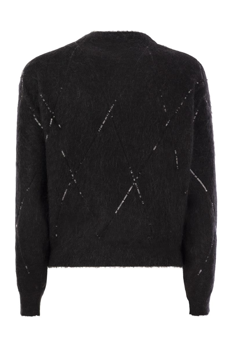 ブルネロクチネリ カシミヤ×シルク ニット 50 メンズ ベージュ