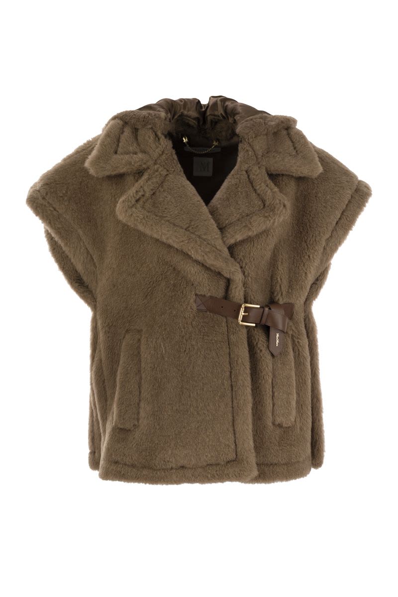 MAX MARA テディファブリックジレケープ 大人気 数量限定 Max Mara/マックスマーラ|テディ ファブリック ベスト ケープ