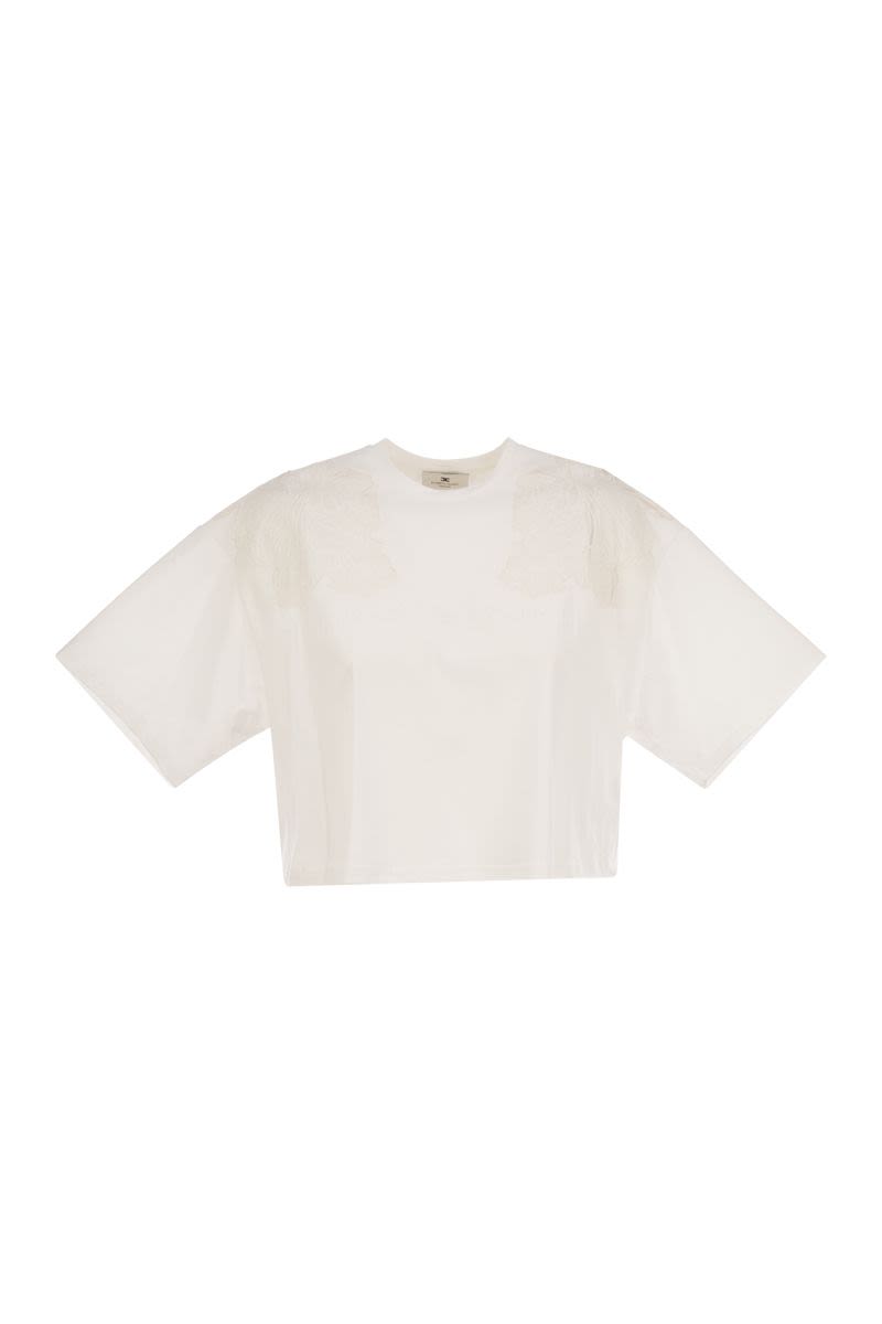 ボクシー カット ジャージ Tシャツ