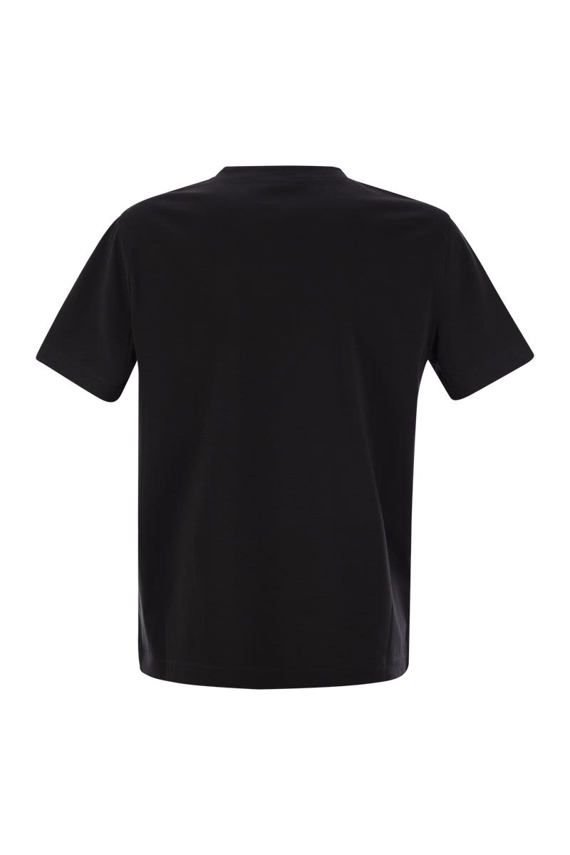 コットン ジャージ Tシャツ ウィズ シャイニー ポケット ディテール