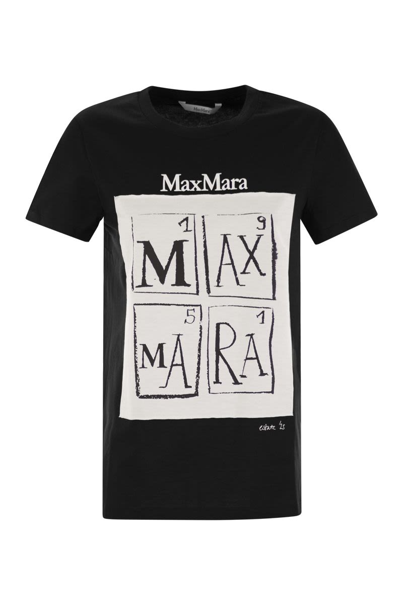 コットン Tシャツ ウィズ フロント プリント