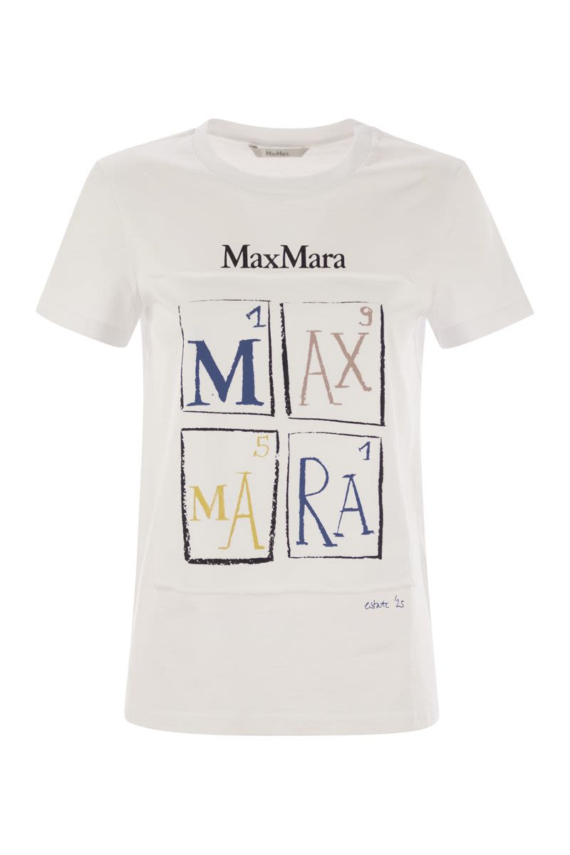 コットン Tシャツ ウィズ フロント プリント