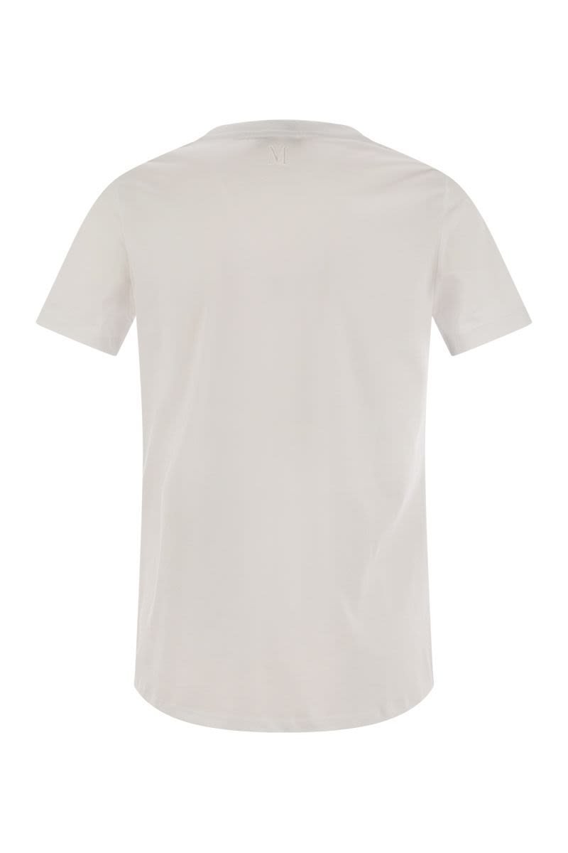 クルーネック コットン Tシャツ