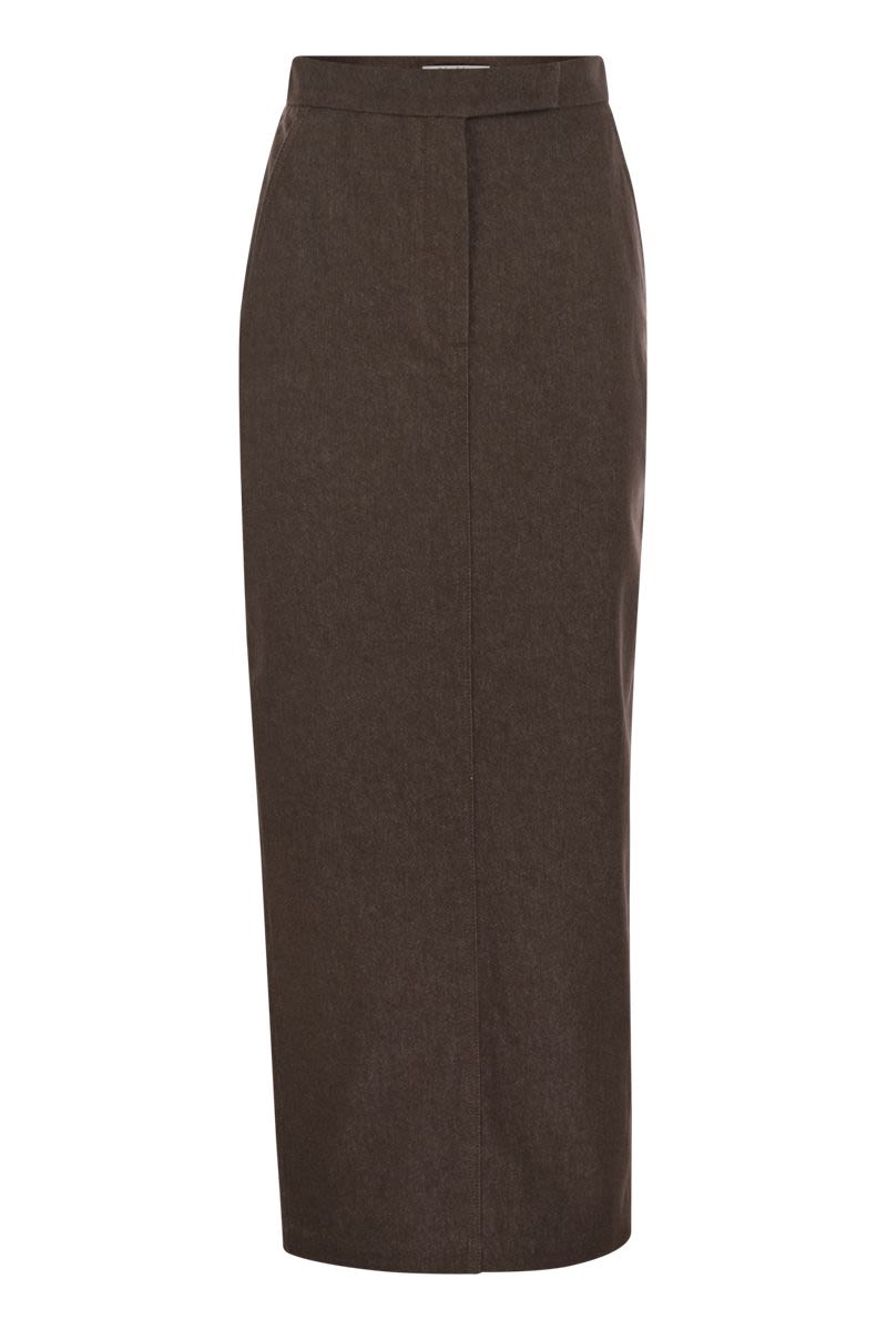 MaxMara マックスマーラ コットン スカート 赤 サイズ表記44