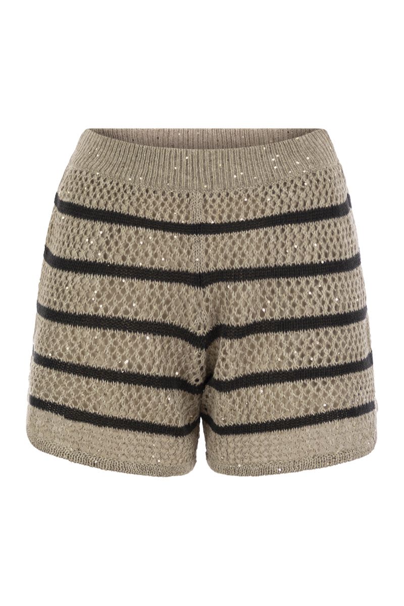 ブルネロクチネリ　リネン100ショートパンツ　XXS ブルネロクチネリ リネン100ショートパンツ XXS （関税送料込み