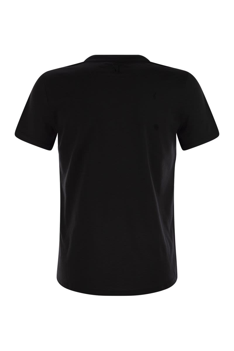クルーネック コットン Tシャツ