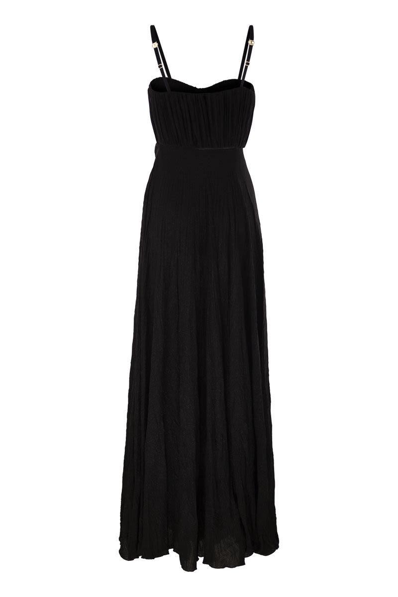 【ELISABETTA FRANCHI】ジャージーレッドカーペットドレス Elisabetta Franchi/エリザベッタ フランキ|レッド カーペット