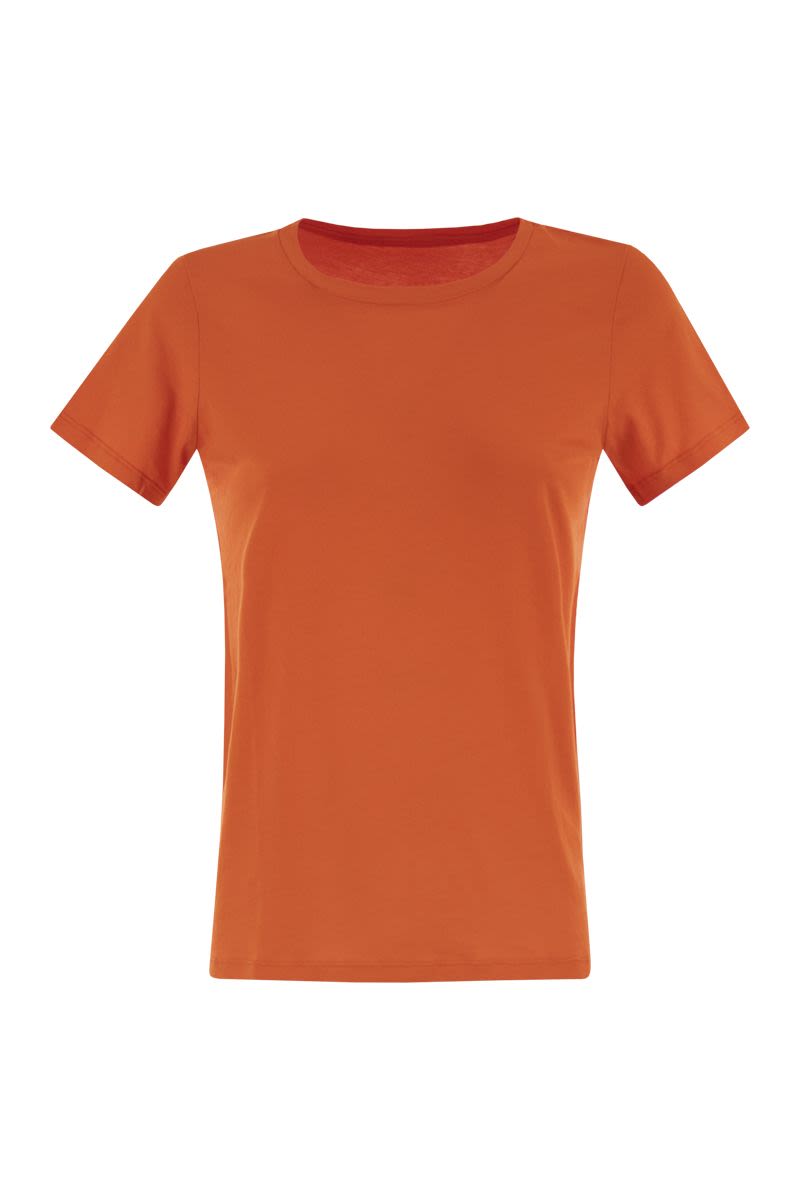 クルーネック ショートスリーブ コットン Tシャツ