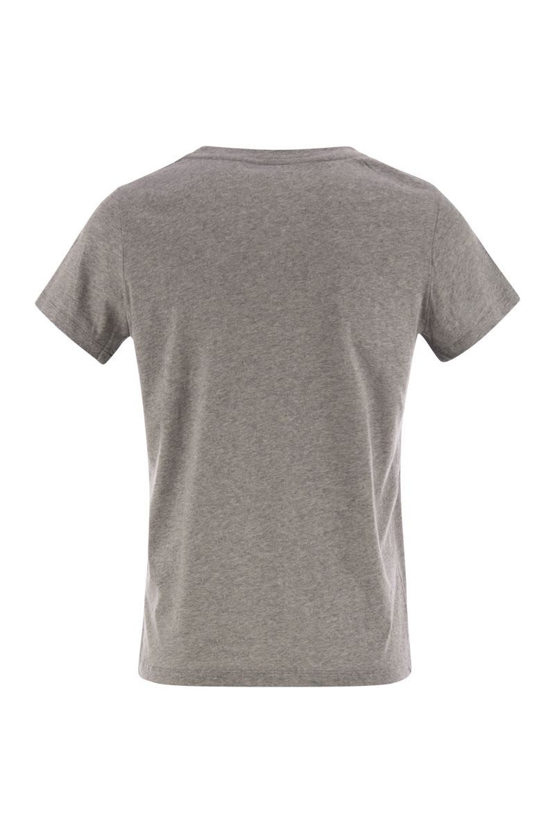 クルーネック ショートスリーブ コットン Tシャツ