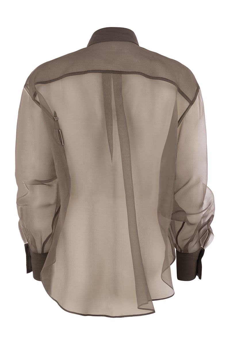 BRUNELLO CUCINELLI - ファビアナフィリッピ　シルクシャツ BRUNELLO CUCINELLI - ファビアナフィリッピ シルクシャツの通販