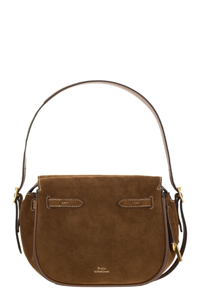 ☆Polo ID スエード ミニ サッチェル/POLO RALPH LAUREN☆ Polo ID Suede Mini Satchel