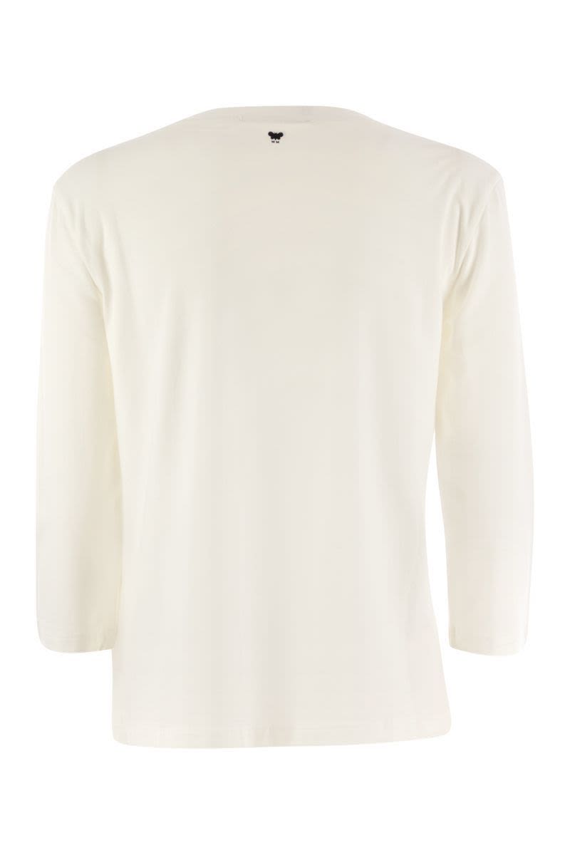 Max Mara オーガニックコットンジャージーTシャツ Max Mara オーガニック コットン ジャージー Tシャツ