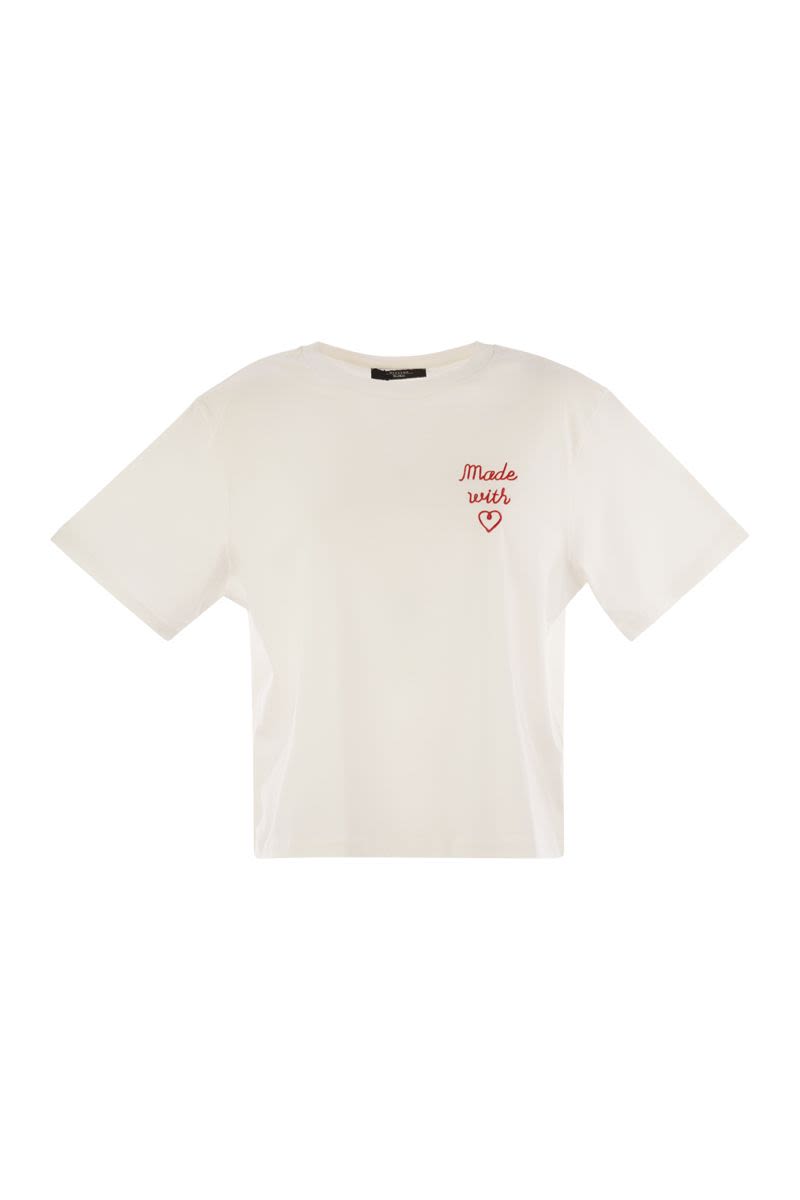 プリント オーガニック コットン Tシャツ
