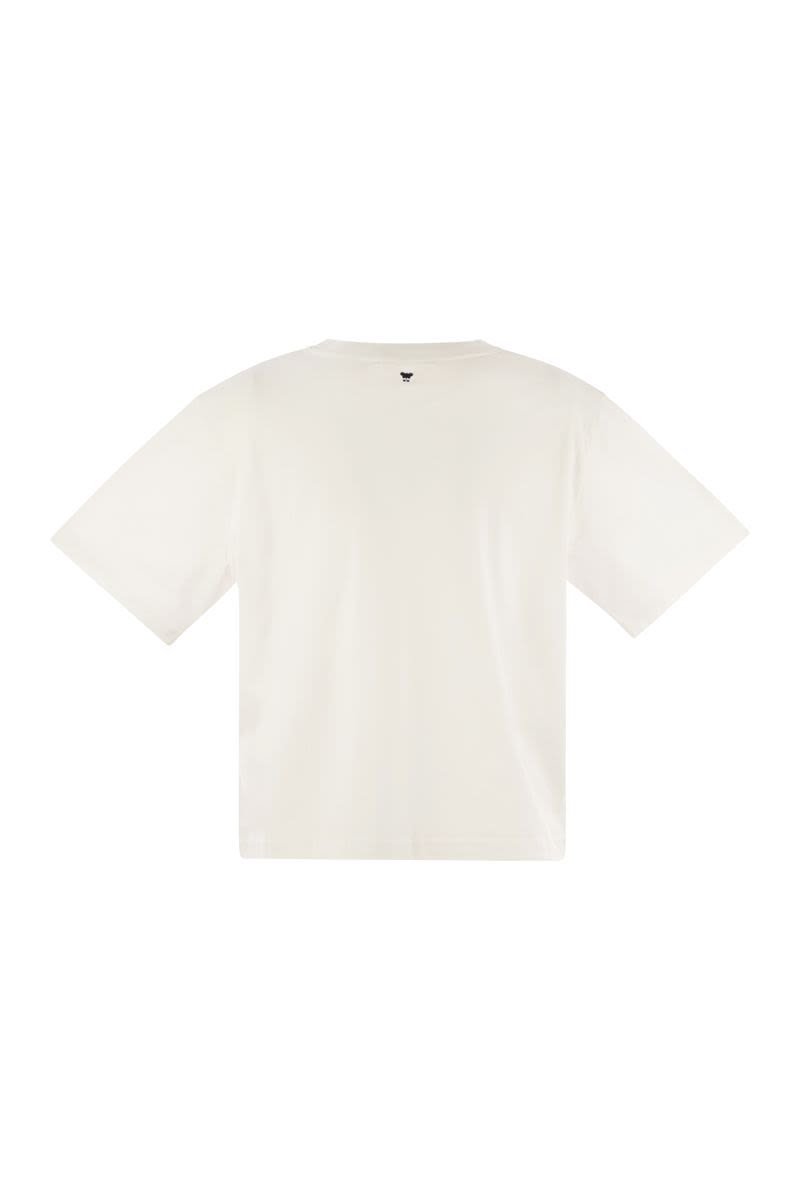 プリント オーガニック コットン Tシャツ